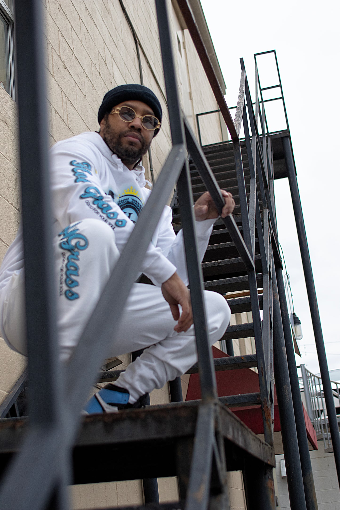 Serene Cool Blue Hoodie