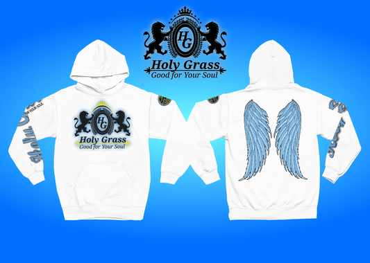 Serene Cool Blue Hoodie