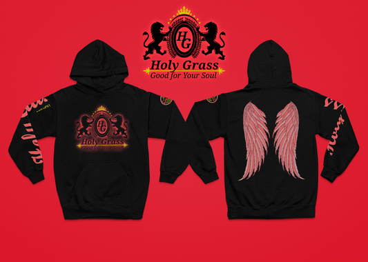 Serene Sunset Red Hoodie