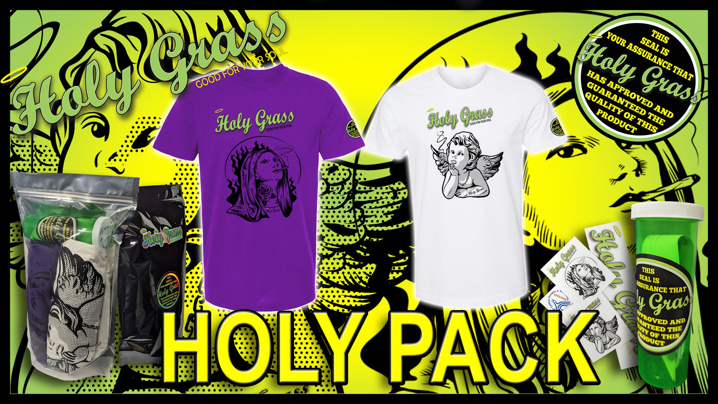 Holy Grass Holy Pack: A Set of Marijuana-Themed Clothing and Accessories